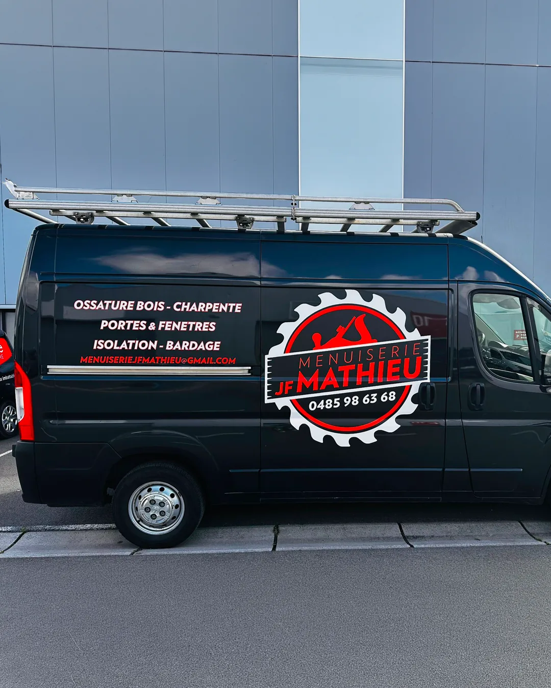 Lettrage de véhicule professionnel AGR