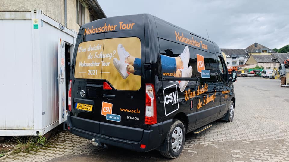 Lettrage véhicule 10