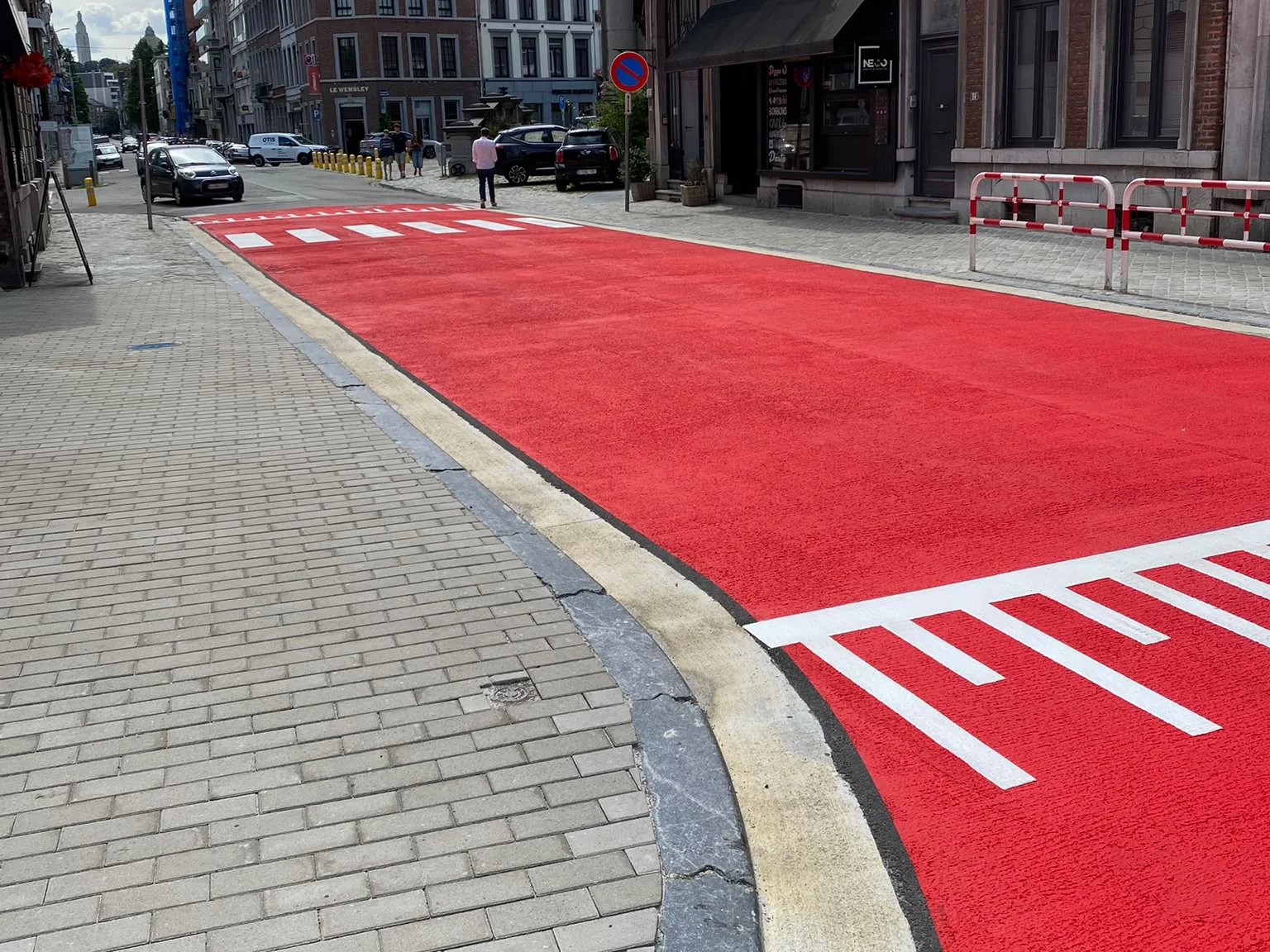 Marquage routier réalisé par AGR